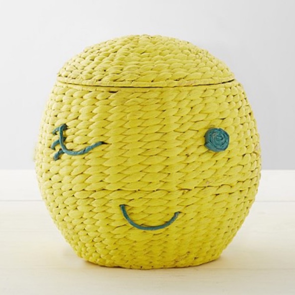 Pottery Barn Kids Happy Face  Storage Basket - Picture 13 of 15